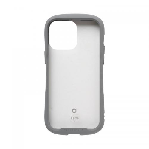 Hamee ハミィ iFace iPhone 14 Pro Max専用ケース クリア 強化ガラス グレー 41-945292