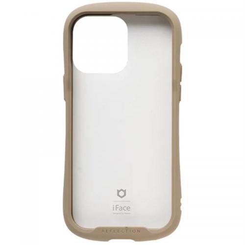 Hamee ハミィ iFace iPhone 14 Pro Max専用ケース クリア 強化ガラス ベージュ 41-945322