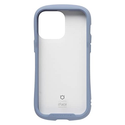 Hamee ハミィ iFace iPhone 14 Pro Max専用ケース クリア 強化ガラス ペールブルー 41-945346