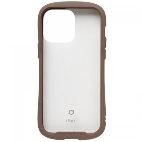 Hamee ハミィ iFace iPhone 14 Pro Max専用ケース クリア 強化ガラス ブラウン 41-945353