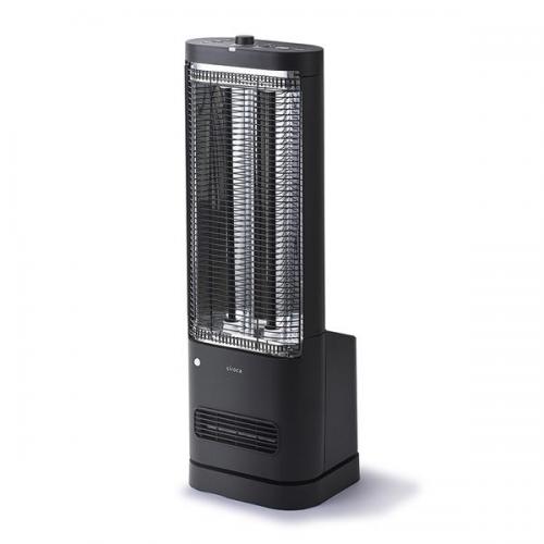 【在庫限り】シロカ SIROCA 遠赤外線暖房機 足元ファンヒーター付き 速暖温風 ブラック SH-FC151