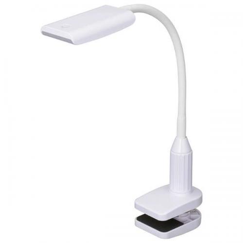 オーム電機 OHM LEDデスクランプ クランプタイプ 昼白色 ホワイト LTC-LS16P-W