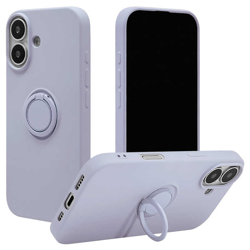 ラスタバナナ iPhone 17用TPUリングケース スモーキーブルー 8938IP5ATPRSBL