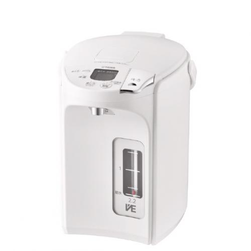 タイガー TIGER 電気ポット 蒸気レス VE電気まほうびん とく子さん 2.2L アーバンホワイト PIP-G220WE