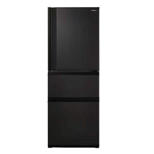東芝 TOSHIBA 冷蔵庫 326L 3ドア 右開き VEGETA マットチャコール GR-W33SC-KZ(大型)