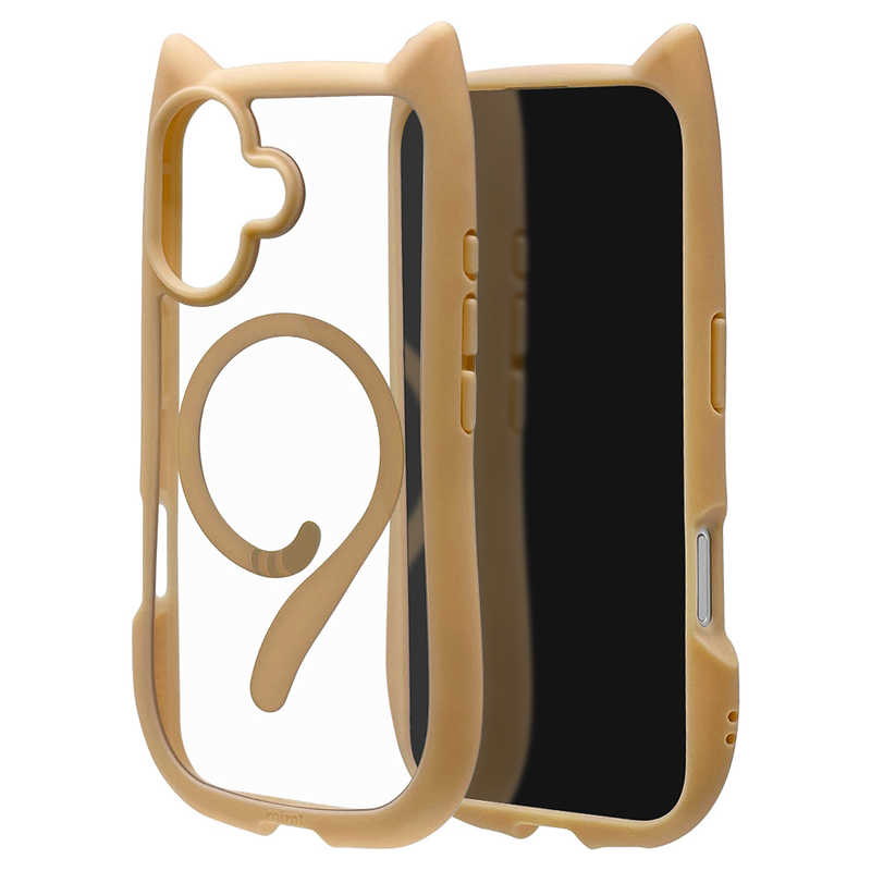 ラスタバナナ iPhone 17用 猫耳ケース　トープ 9166IP5AHPMTA