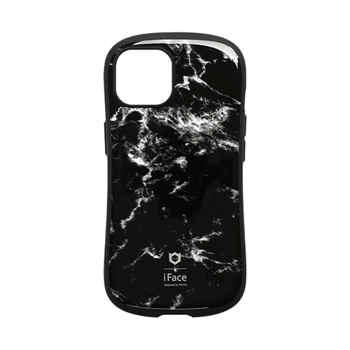 Hamee ハミィ iFace iPhone14専用 ケース iFace  First Class Marble ブラック 41-946190