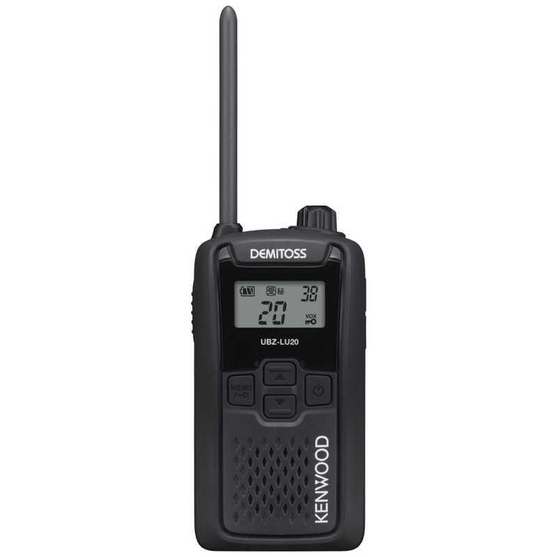 ケンウッド 特定小電力トランシーバー ブラック UBZ-LU20B
