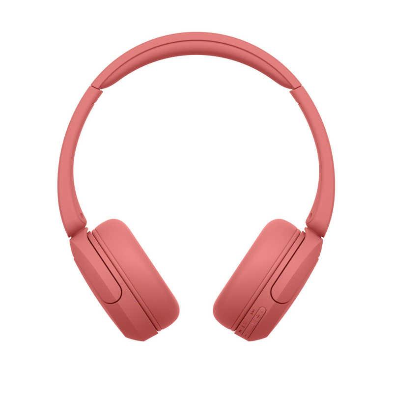 ソニー SONY ワイヤレスヘッドホン Bluetooth 最大55時間再生 コーラル WH-CH530 RZ