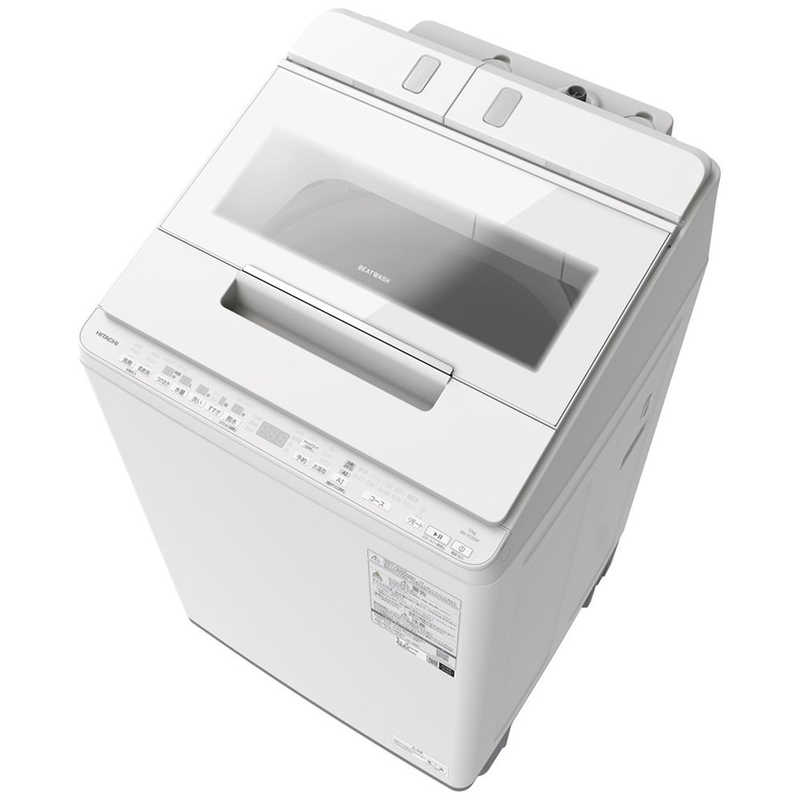 日立 HITACHI 全自動洗濯機 ビートウォッシュ 12kg 液体洗剤・柔軟剤自動投入 ホワイト BW-X120M-W(大型)