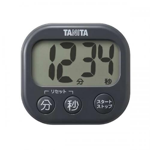タニタ TANITA デジタルタイマー ダークグレー 抗菌 SIAA認証 TD-429-GY