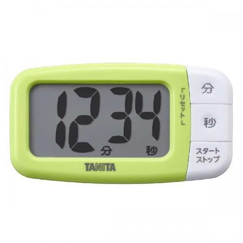 タニタ TANITA デジタルタイマー アボカドグリーン 抗菌 SIAA認証 音の変更可　TD-430-GR