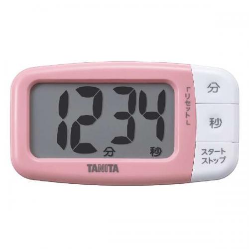 タニタ TANITA デジタルタイマー ストロベリーピンク 抗菌 SIAA認証 音の変更可　TD-430-PK