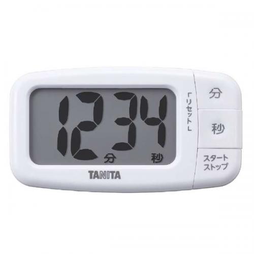 タニタ TANITA デジタルタイマー ココナッツホワイト 抗菌 SIAA認証 音の変更可　TD-430-WH
