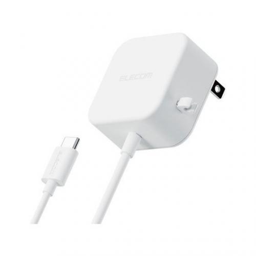 エレコム ELECOM AC充電器 USB-C ケーブル一体型 1.5m ホワイト MPA-ACC20WH