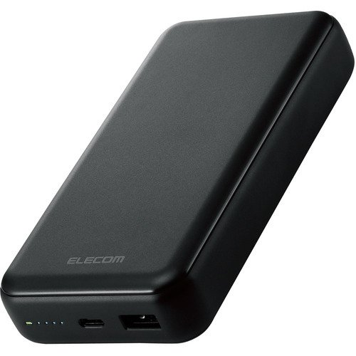 エレコム ELECOM モバイルバッテリー USB Power Delivery準拠 20W ブラック DEC34-20000BK