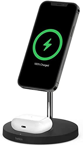 BELKIN 2 in 1 ワイヤレス充電器 急速充電 ブラック WIZ010DQBK