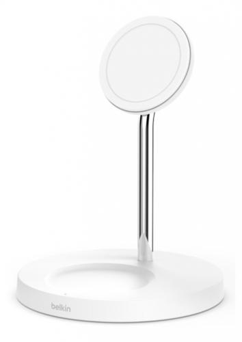 BELKIN 2 in 1 ワイヤレス充電器 急速充電 ホワイト WIZ010DQWH