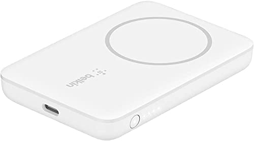 BELKIN MagSafe対応 磁気ワイヤレスモバイルバッテリー 2500mAh ホワイト BPD002BTWH