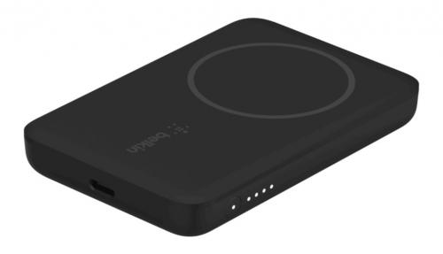 BELKIN MagSafe対応 磁気ワイヤレスモバイルバッテリー 2500mAh ブラック BPD002BTBK