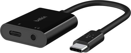 BELKIN 3.5mmオーディオ + USB-C充電アダプター 60W急速充電 NPA004BTBK
