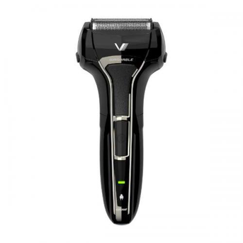 イズミ IZUMIメンズシェーバー 3枚刃 充電式 ソリッドモデル ブラック　IZF-V533R-K