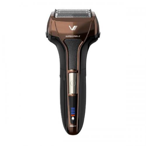 イズミ IZUMI メンズシェーバー 5枚刃 充電・交流式 ソリッドモデル ブラウン IZF-V553W-T