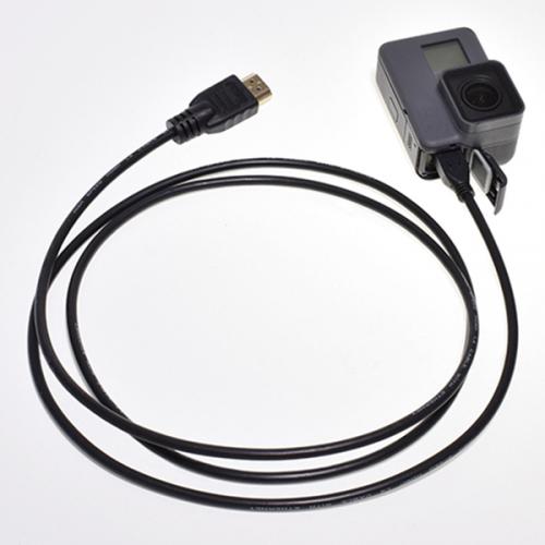 GLIDER グライダー GoPro(ゴープロ)用 (HERO7Black/HERO6/HERO5/HERO4対応) microHDMIケーブル テレビ接続 TV GLD7210GSO02