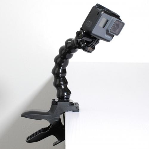 GLIDER グライダー GoPro(ゴープロ)用アクセサリー スネークアームベース付クランプマウント  GLD5223GO59C