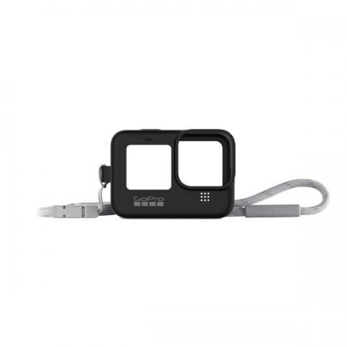 GoPro ゴープロ スリーブ+ランヤード HERO9 Black用 ブラック ADSST-001