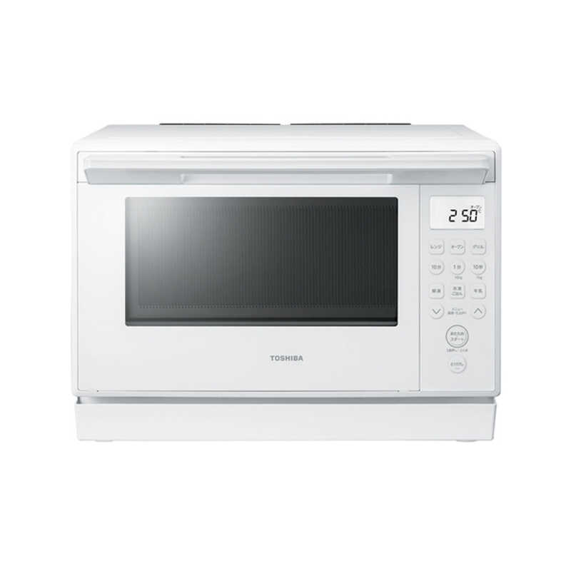 東芝 TOSHIBA スチームオーブンレンジ 23L フラット 石窯オーブン ワイド＆コンパクト ホワイト ER-60C-W