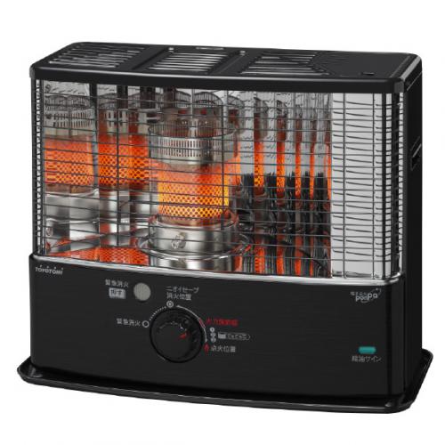 トヨトミ TOYOTOMI 石油ストーブ 木造8畳 コンクリート11畳まで ブラック RS-W3024B