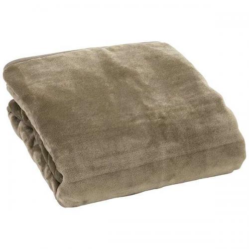 広電 KODEN フランネルかけしき毛布 グレイジュ CWB802R-HD