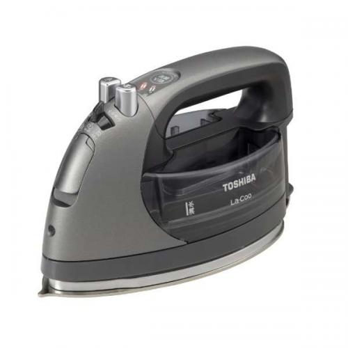 東芝 TOSHIBA コードレススチームアイロン La・Coo 美ラクルベース ブラックスチール TA-FDX970-K