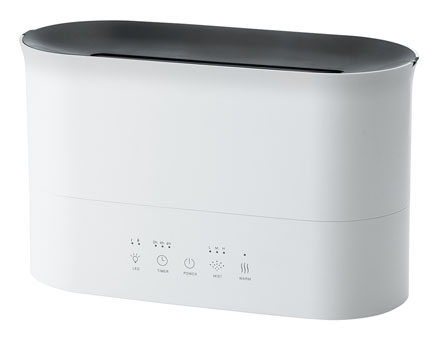 THREEUP スリーアップ LEDハイブリット加湿器「ルミナ」ホワイト HB-T2272WH