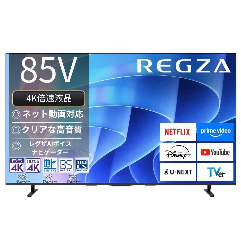 レグザ REGZA 4K液晶テレビ 85V型 倍速対応 85E670R (大型)