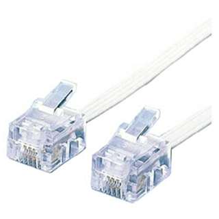 ELECOM モジュラーケーブル 1m MJ-1WH エレコム