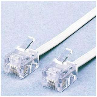 ELECOM モジュラーケーブル 10m MJ-10WH エレコム