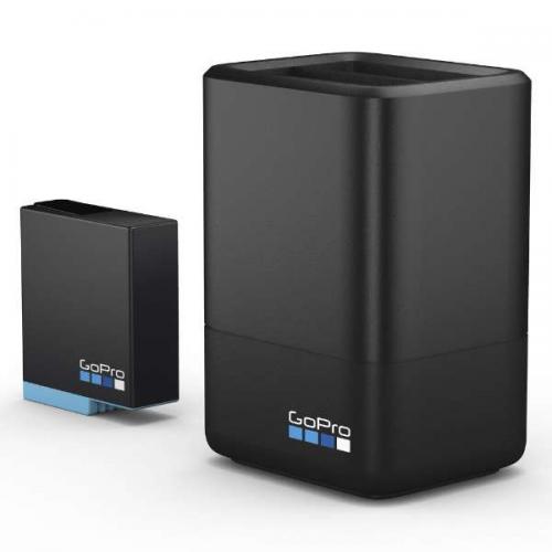 GoPro デュアルチャージャー HERO8/7/6 ブラック | AJDBD-001-AS