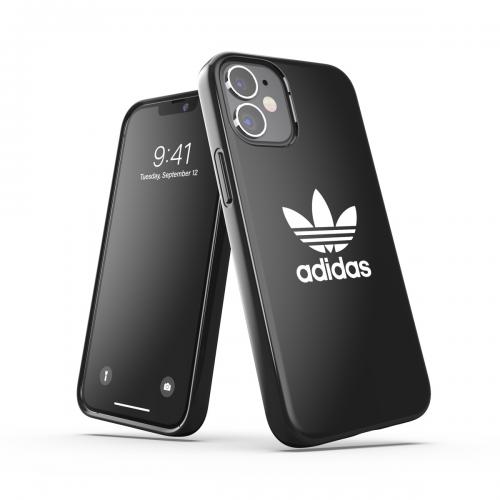 adidas アディダス iPhone 12 mini スマホケース Originals Snap Case Trefoil FW20  Black 42283EX7951