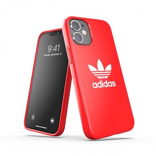 adidas アディダス iPhone 12 mini スマホケース Originals Snap Case Trefoil FW20  Scarlet 42292EX7959
