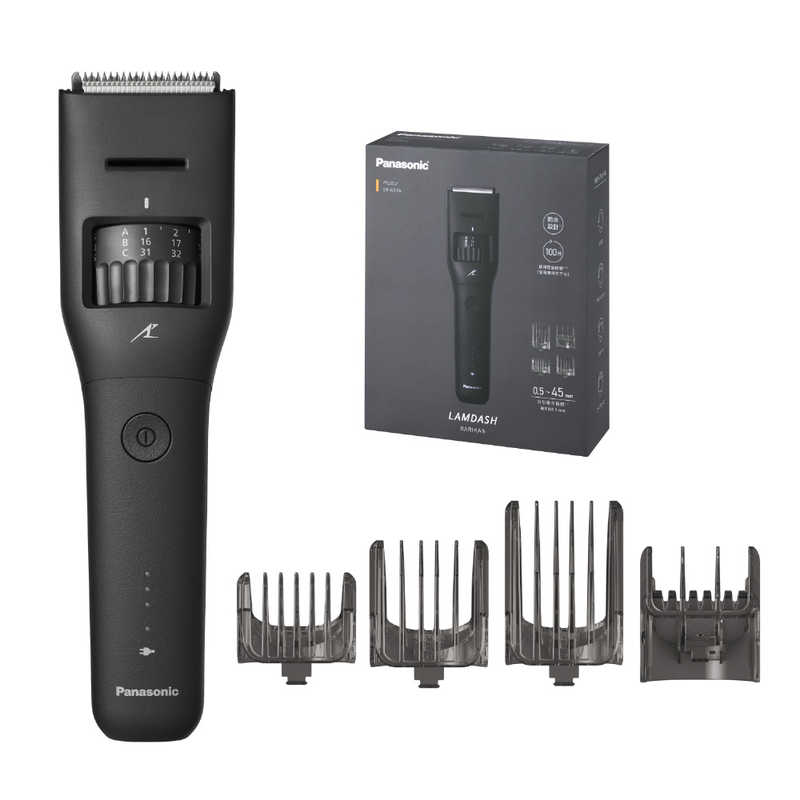 パナソニック Panasonic ラムダッシュ バリカン マットブラック ER-GS7A-K