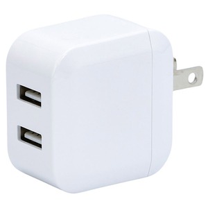 星光商事 STAR LIGHT USB充電器 USB-A2ポート 合計3.4A ホワイト SK-CH2A34WH