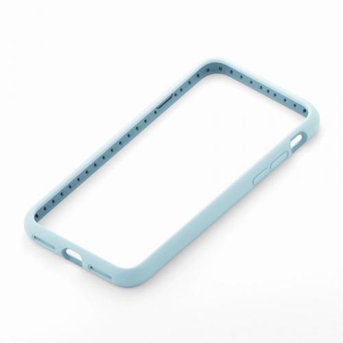 PGA iPhone SE 第3世代/ 第2世代/ 8/ 7用 シリコンバンパー ブルー PG-22MBP06BL