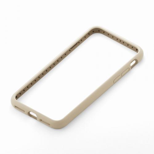 PGA iPhone SE 第3世代/ 第2世代/ 8/ 7用 シリコンバンパー ベージュ PG-22MBP08BE