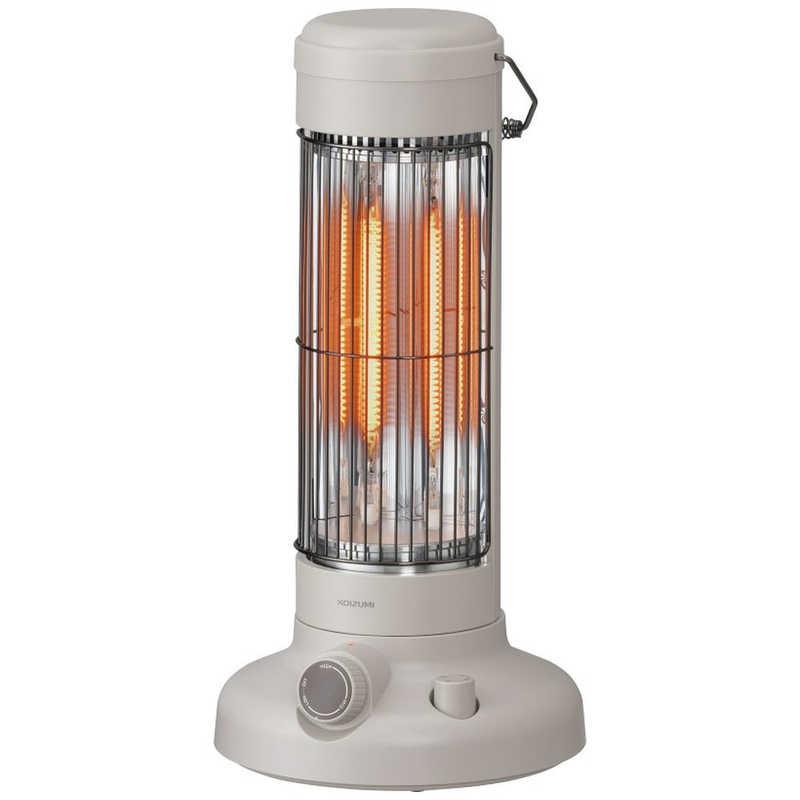 コイズミ KOIZUMI カーボンヒーター 遠赤電気ストーブ レトロデザイン ベージュ 600W KKH-0661/C