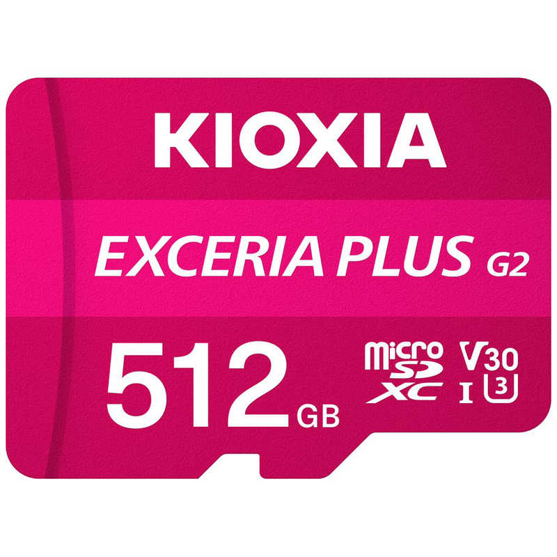 キオクシア KIOXIA microSDXCカード 512GB ピンク KMUH-B512G