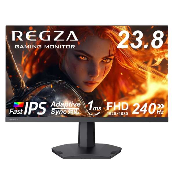 レグザ REGZA ゲーミングモニター 23.8型 フルHD 240Hz  Fast IPSパネル RM-G245R