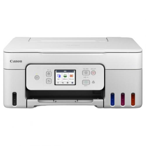 キヤノン Canon A4インクジェット複合機 特大容量 ギガタンク Gシリーズ ホワイト G3390WH