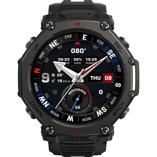 アマズフィット Amazfit スマートウォッチ T-Rex 3 Pro 48mm タクティカルブラック SP170078-C239